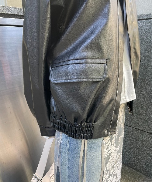 「AIC.」 ブルゾン FREE ネイビー レディース_画像6