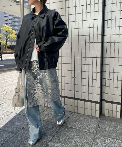 「AIC.」 ブルゾン FREE ネイビー レディース_画像7