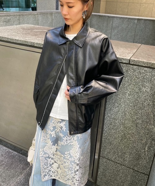 「AIC.」 ブルゾン FREE ネイビー レディース_画像9