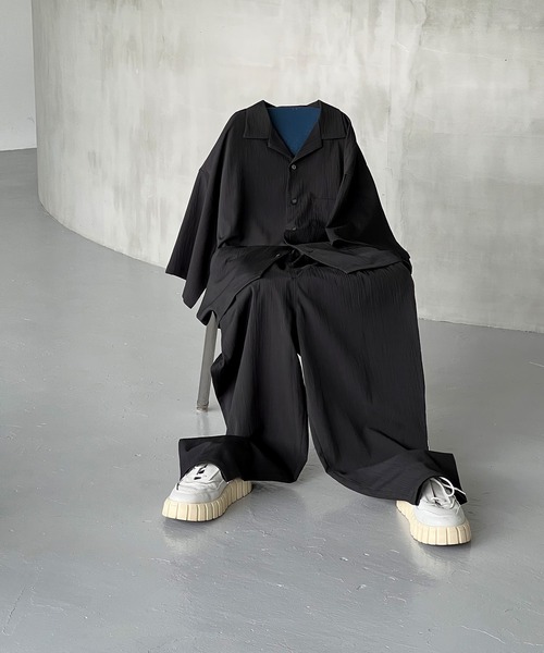 Alfred Alex セットアップ Alfred Alex」 セットアップ L ブラック メンズ : ZOZOTOWN