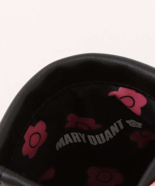 すぐ届く MARY QUANT* クリアデイジーピンクロゴ ラウンドポーチ MARY QUANT ポーチ マリークワント mary quant クリアデイジー
