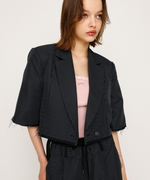 SLY（スライ） ジャケット テーラードジャケット CROP MANISH TAILOR