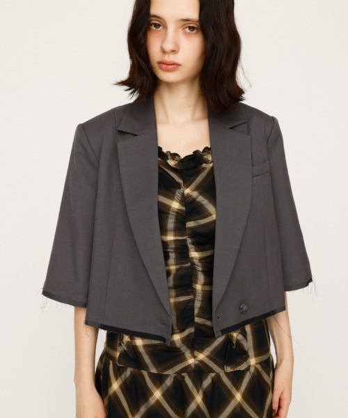 SLY（スライ） ジャケット テーラードジャケット CROP MANISH TAILOR