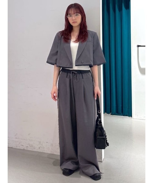 SLY（スライ） ジャケット テーラードジャケット CROP MANISH TAILOR