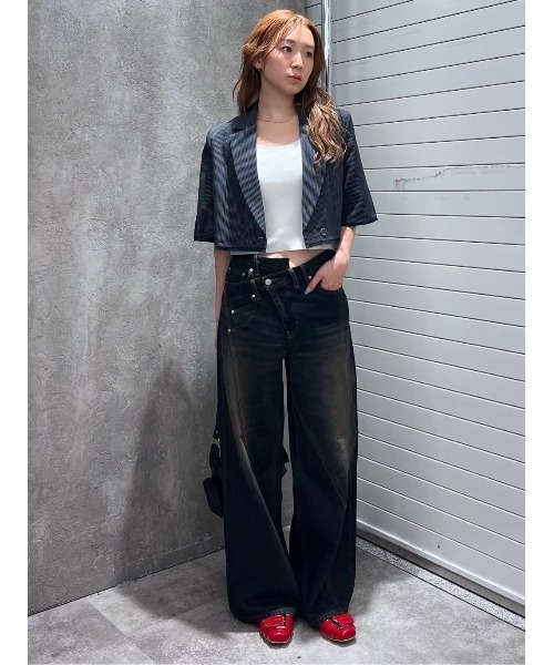 SLY（スライ） ジャケット テーラードジャケット CROP MANISH TAILOR