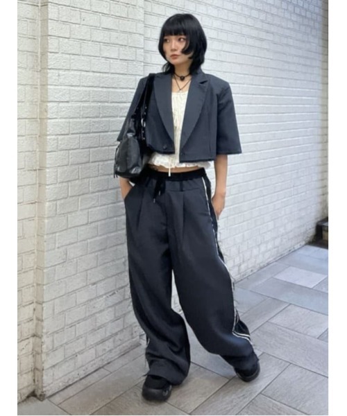 SLY（スライ） ジャケット テーラードジャケット CROP MANISH TAILOR