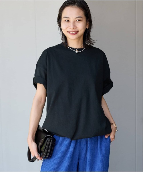tシャツ 「WEB限定/追加4」Treize 13 Tシャツ レディース セール】サイドシャーリングTシャツ（Tシャツ/カットソー