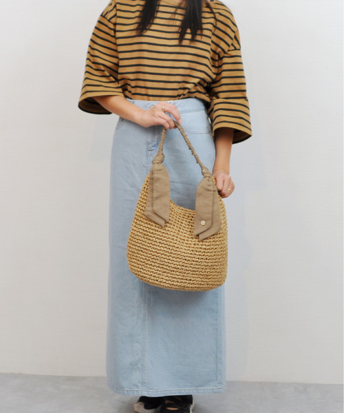 「cache cache」 「UN BILLION」かごバッグ FREE グリーン レディース_画像3