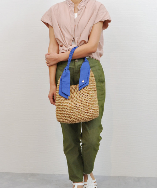 「cache cache」 「UN BILLION」かごバッグ FREE グリーン レディース_画像6