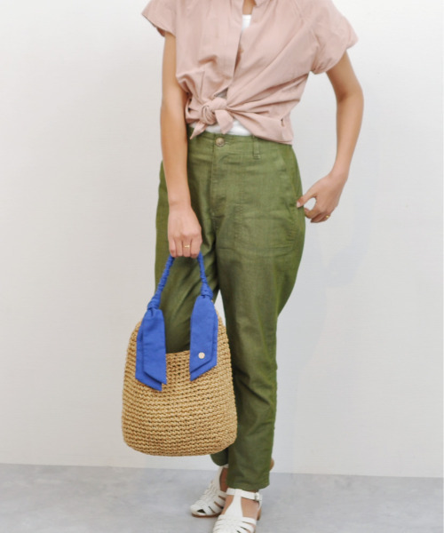 「cache cache」 「UN BILLION」かごバッグ FREE グリーン レディース_画像7