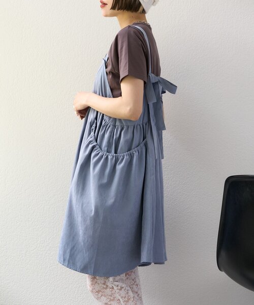 専用です [なさま　ワンピースとブラウスの2点] w closet ブラウス シャツ 「25AW」リボン2WAYピーチワンピ