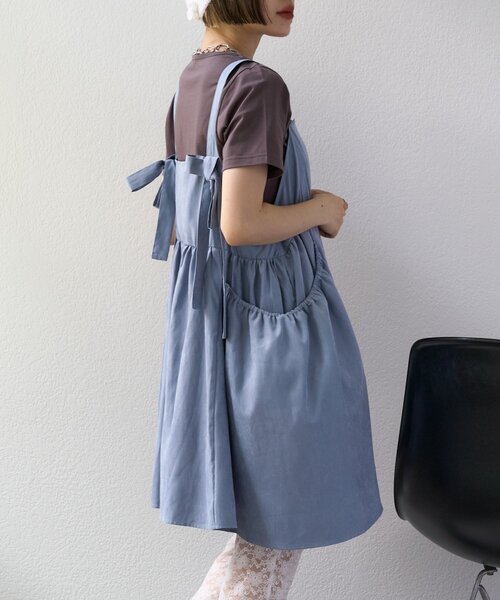 w closet ブラウス シャツ 「25AW」リボン2WAYピーチワンピ