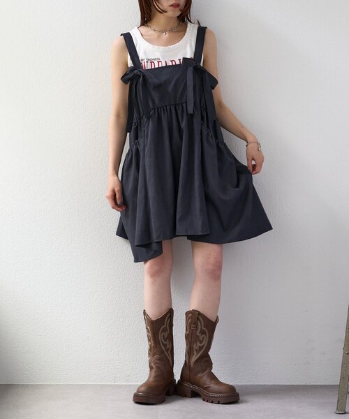 w closet（ダブルクローゼット） ブラウス シャツ 「25AW」リボン2WAY