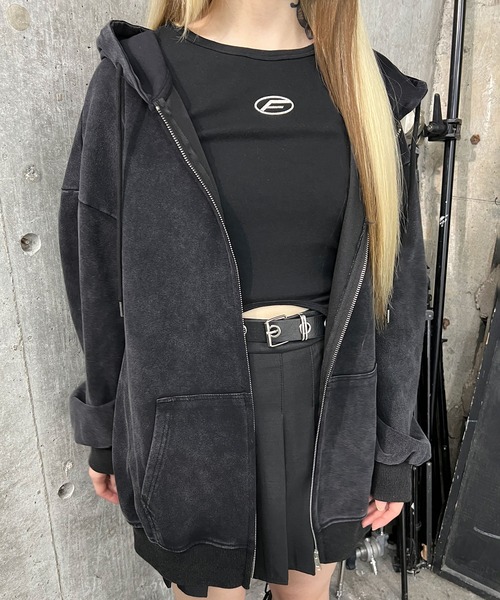 パーカー エイジドラージジップパーカー レディース メンズ : ZOZOTOWN