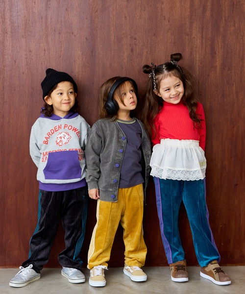 MARKEY'S パンツ ベロアトラックパンツ キッズ 子供服 男の子 女の子