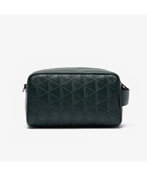 LACOSTE ブラック ボディバッグ　レザー　ブラック　ショルダーバック ラコステ LACOSTE ボディバッグ （ブラック） -靴＆ファッション
