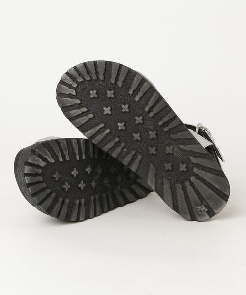 「GALLEST」 フラットサンダル 30 シルバー レディース_画像3