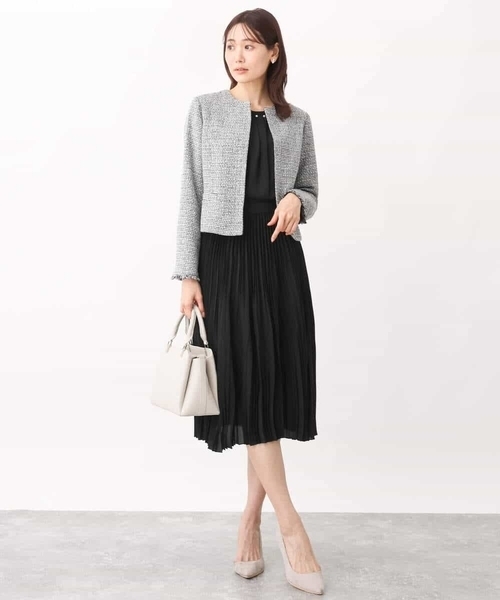 「OFUON le MK」 7分袖ブラウス 40 ブラック レディース_画像6