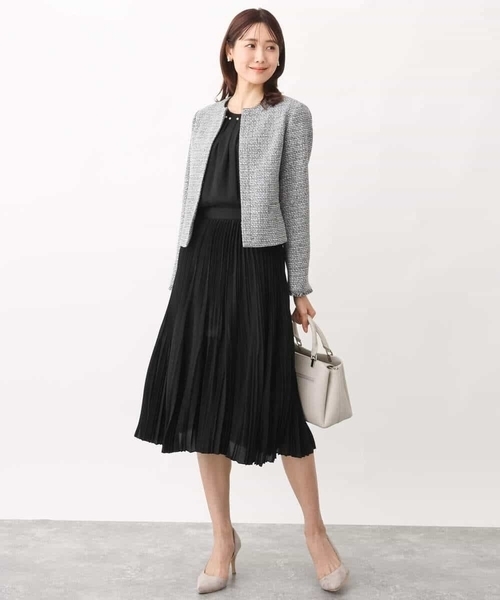 「OFUON le MK」 7分袖ブラウス 40 ブラック レディース_画像7