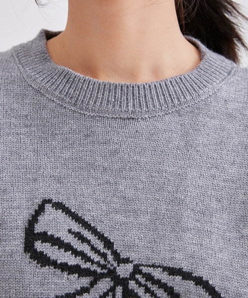 Lace Ladies（レースレディース） ニット セーター チェリー柄 配色