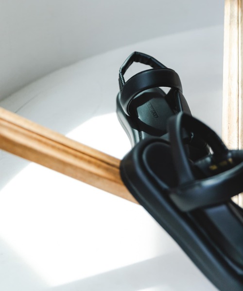 「RODE SKO」 フラットサンダル 37 ライトグレー レディース_画像9