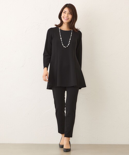 tobechic マットストレッチダンボール　パンツ レディースパンツ　L TO BE CHIC（トゥー ビー シック） パンツ マットストレッチダンボール
