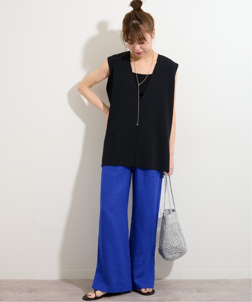 「JOURNAL STANDARD relume」 イージーパンツ 38 ブルー レディース_画像6