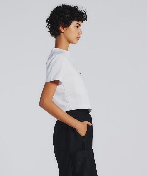 「ESSENTIAL」 半袖Tシャツ FREE ブラック レディース_画像3