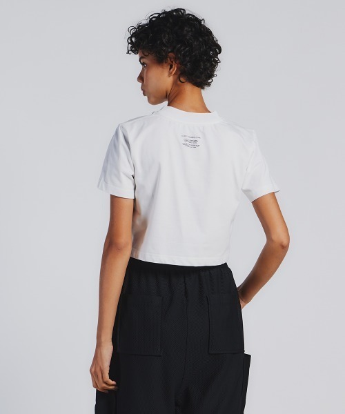 「ESSENTIAL」 半袖Tシャツ FREE ブラック レディース_画像4