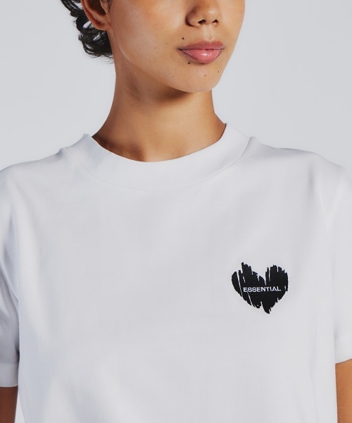 「ESSENTIAL」 半袖Tシャツ FREE ブラック レディース_画像5