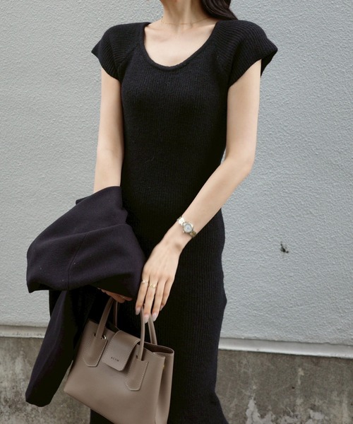 ACYM（アシーム） ワンピース Betty long knit ワンピース : ZOZOTOWN