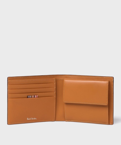 Paul Smith（ポール・スミス） 二つ折り財布 財布 ブラシペインテッド