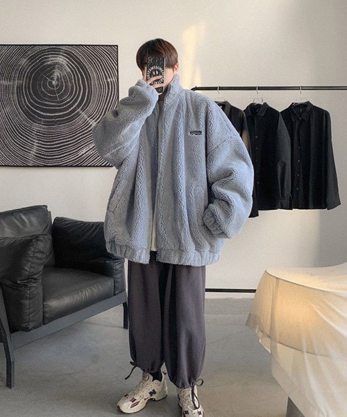 Ressaca（レサーカ） ブルゾン アウター オーバーサイズボアブルゾン