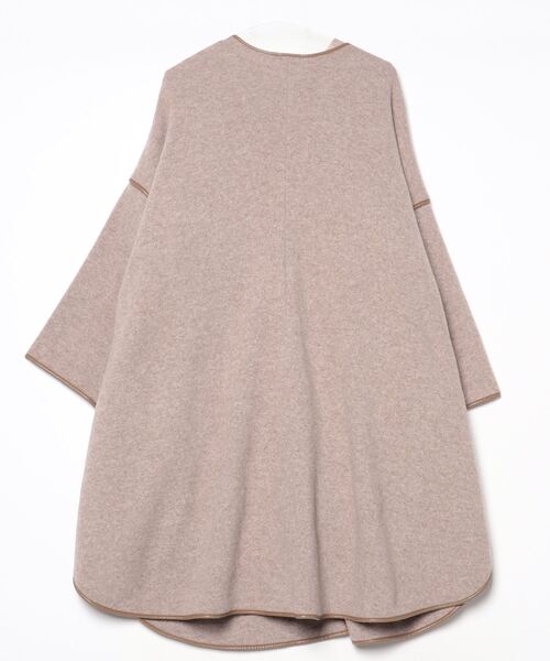 「SHIPS」 ノーカラーコート ONE SIZE ベージュ レディース_画像2