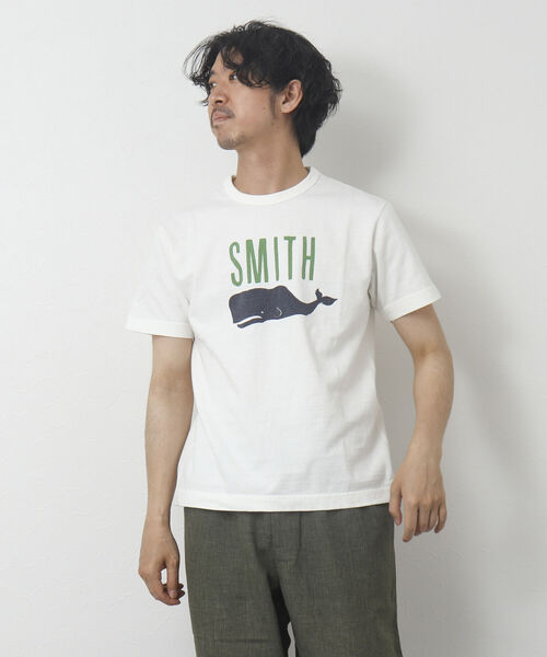 「BARNS OUTFITTERS」 半袖Tシャツ S グリーン メンズ_画像3