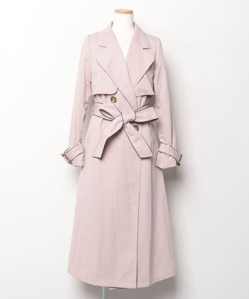 NOELA（ノエラ） トレンチコート M ピンク レディース : ZOZOTOWN