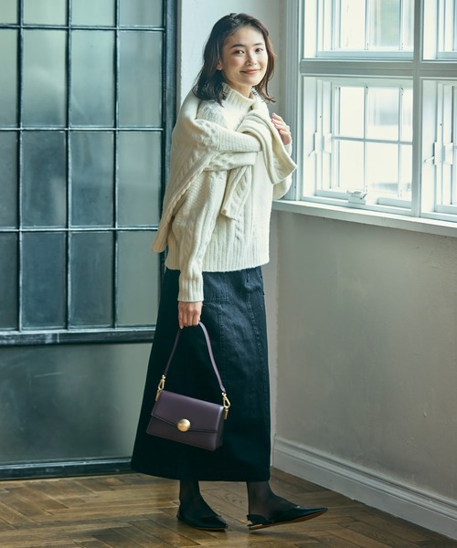 020181● Y's ウール コットン ハイネック パッチワーク Y's By Yohji Yamamoto - KOT-J