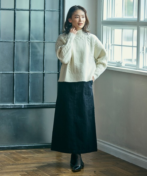 LACOSTE（ラコステ） ニット セーター パッチワークエフェクト ウール