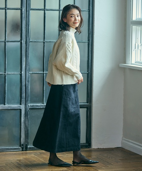 LACOSTE（ラコステ） ニット セーター パッチワークエフェクト ウール 