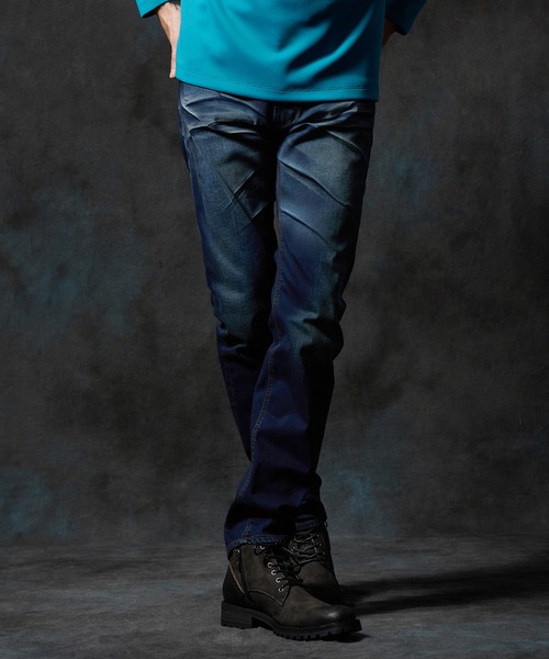 ハイダウェイ（HIDEAWAYS）/ハイパーストレッチ裏起毛デニムパンツ HIDEAWAYS NICOLE（ハイダウェイ ニコル） ジーンズ ハイパー