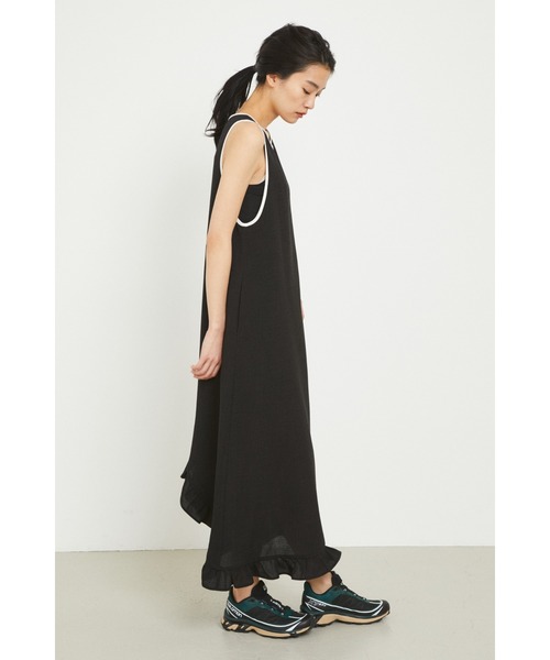 HeRIN.CYE ノースリーブワンピース FREE ブラック レディース