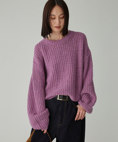 BABYLONE（バビロン） ニット セーター カラーネップニット レディース