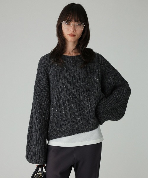 BABYLONE（バビロン） ニット セーター カラーネップニット レディース