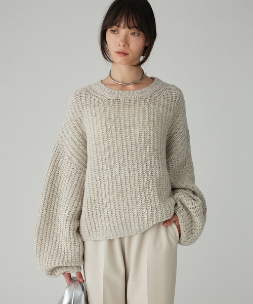 BABYLONE（バビロン） ニット セーター カラーネップニット レディース