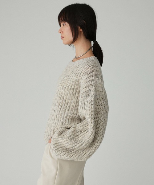 BABYLONE（バビロン） ニット セーター カラーネップニット レディース