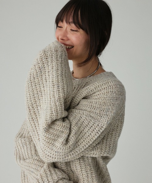 BABYLONE（バビロン） ニット セーター カラーネップニット レディース