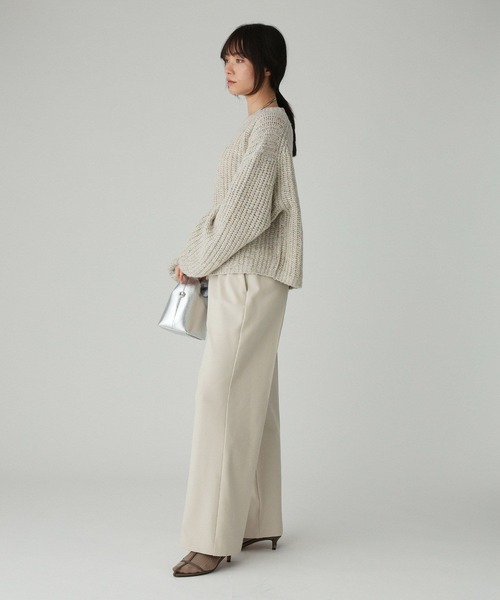 BABYLONE（バビロン） ニット セーター カラーネップニット レディース