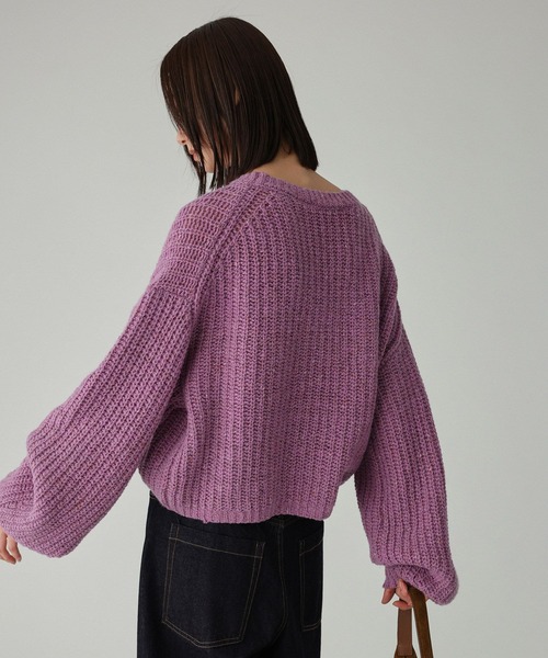 BABYLONE（バビロン） ニット セーター カラーネップニット レディース