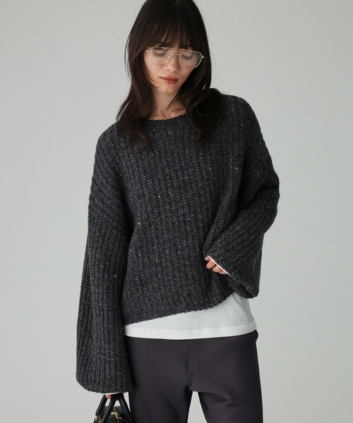 BABYLONE（バビロン） ニット セーター カラーネップニット レディース