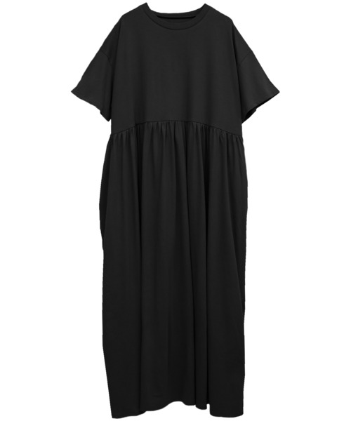 「Social GIRL」 半袖ワンピース M ブラック レディース_画像2